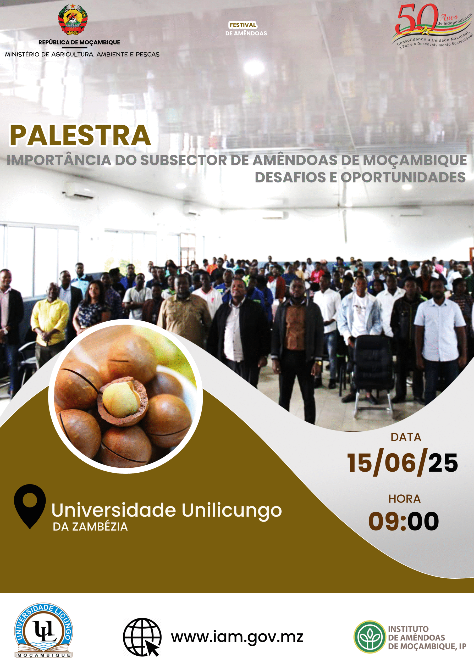 Flyers IAM-PALESTRA - Unilicungo-Zambézia-IAM